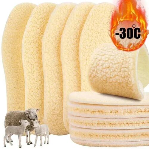 Natural Inole Men Women Winter Keep Warm Inole Soft Thicken