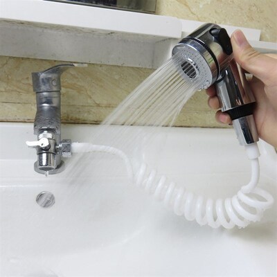 Wonderlife Faucet Shower Head Bathroom Spray Drains Straine