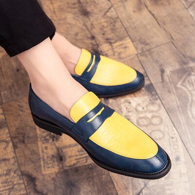 Fashion Men Loafers Slip On Classic British Style Casual Dre