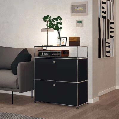 Stainless Steel Modular Combination Sideboard Simple Ins Sty