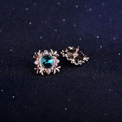2pcs Fashion Crystal Cross Brooch Pin Rhinestone Shirt Colla