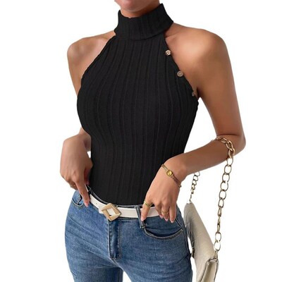 Fashion Small Shirt Womens 2025 Sleeveless Slimming Tight K
