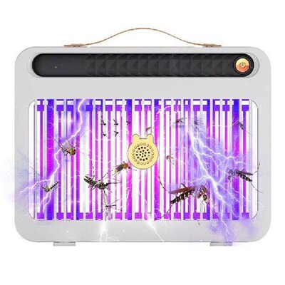 Electric Bug Zapper Light Rechargeable Mosquito Killer Lamp