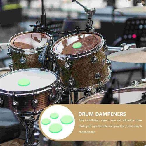 12 Pcs Silicone Drum Mute Pads Damping Dampeners Cushions