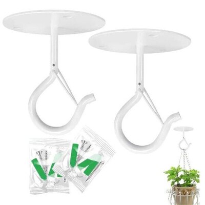 Wall Mount Ceiling Hook Durable Easy to Use Flower Pots