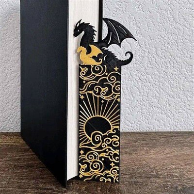 Dragon Cool Bookmarks Dragon sword shelf display