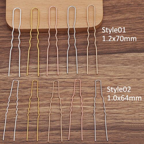 50pcs Hair s U shape Hair Pins Needles Setting Accessories f