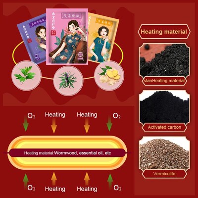 10PCS Warmer Heating Pad Wormwood Plant Stick Winter Warm Ba