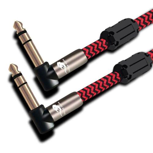 Stereo 1/4 inch TRS 6.35mm Male to Male Audio Cable For Key
