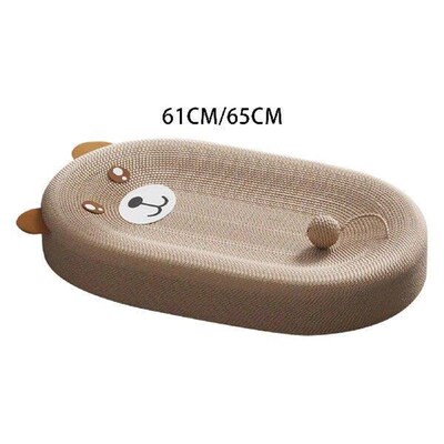 Cat Scratcher Lounge with Play Ball Cat Scratching Mat for