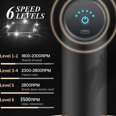 Professional-grade Electric Fascia Gun Muscle Relaxation Mas