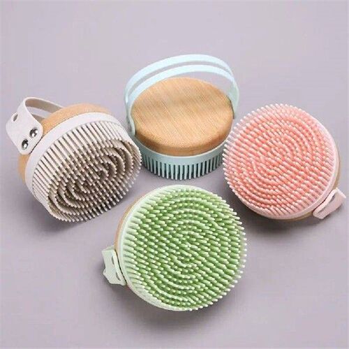Smooth Skin Wooden Body Scrubber Soft Bristle Deep Cleaning
