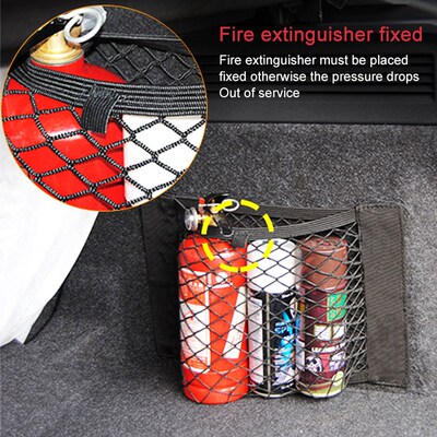 Car Back Rear Trunk Organizer Net Mesh Seat Elastic String M