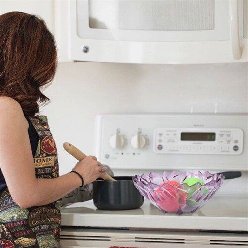 Plastic Snack Plate Transparent Fruit Tray Creative Storage