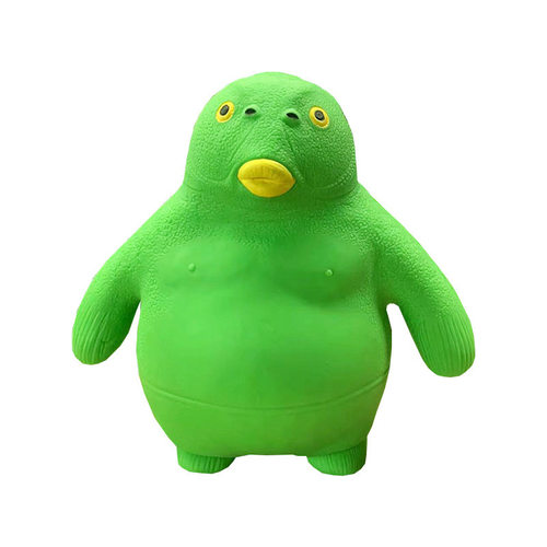 Green Head Fish Wacky Squishy Fidget Toy squeeze出气呆头鱼