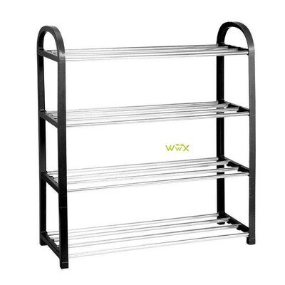 Shoe Rack Aluminum Metal Standing Shoe Rack DIY Shoes Shelf