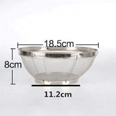 1Pc Vegetable Drainer Basket Large Fine Mesh Pasta Strainer