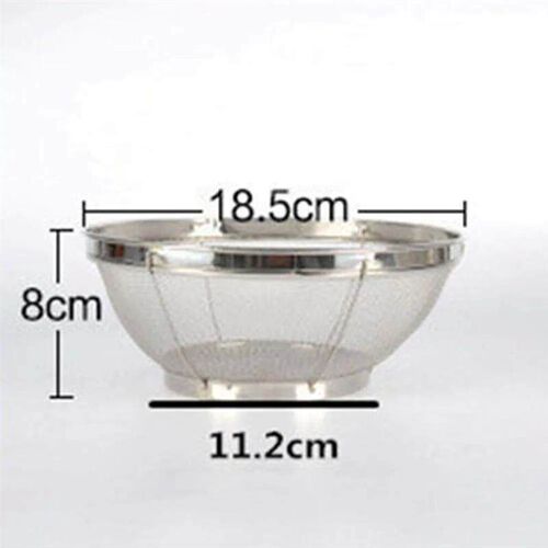 1Pc Vegetable Drainer Basket Large Fine Mesh Pasta Strainer