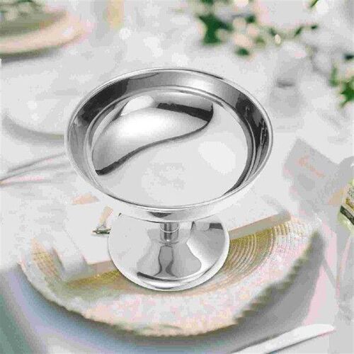 Ice Cream Cups Stainless Steel Salad Bowl Dessert Fruit