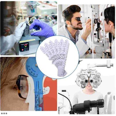 6 Pcs Pupil Distance Ruler Plastic Meter Accessories Eye