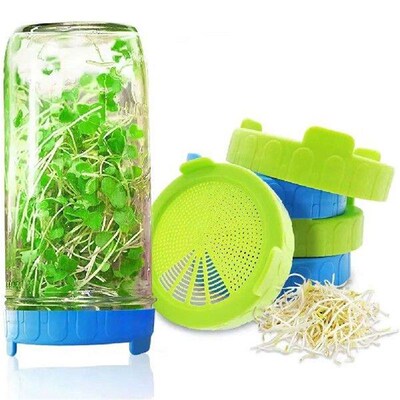 Food Grade Mesh Sprout Cover Kit Safe Seeds Planting