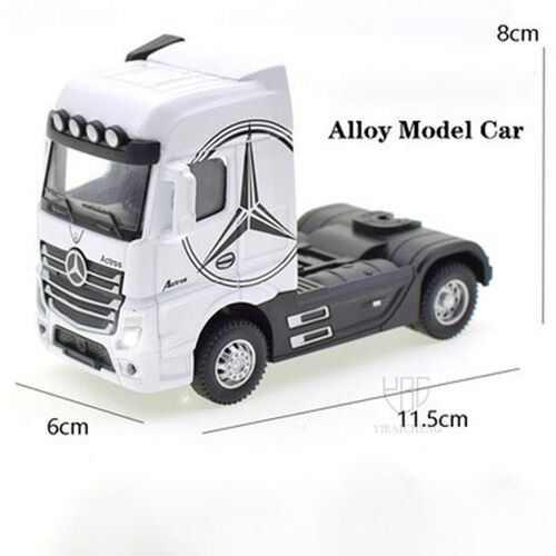 1:50 Diecast Alloy Truck Head Model Toy Container Truck Pull