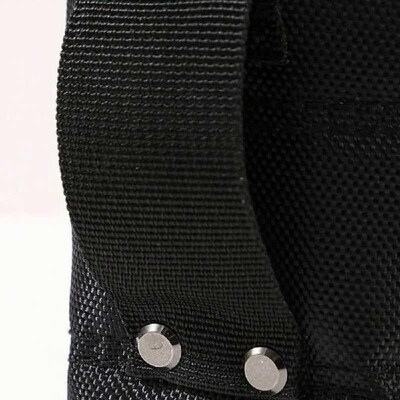 NEW Oxford Nail Screw Storage Bag Black Wear-resistant