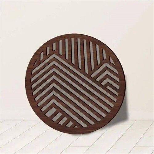 Wood Geometric Wall Decor Modern Wall Art Wooden Nature