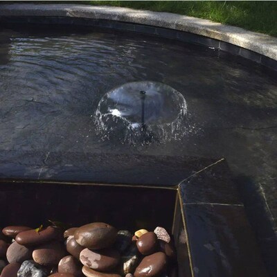 AISITIN 10W High-power Solar Landscape Fountain, Super Stron