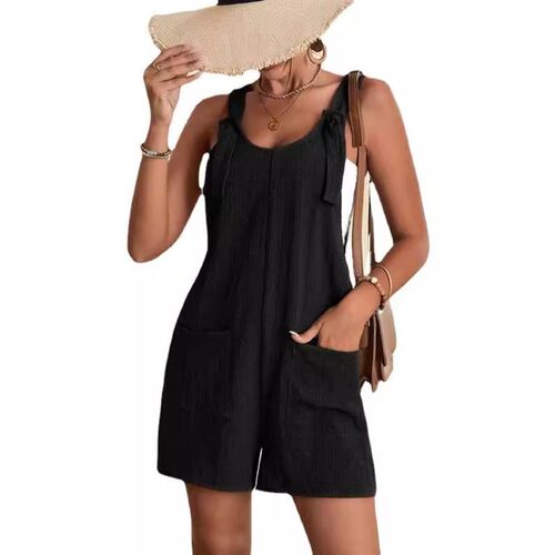 2024 Womens Casual Fashion Sling Shorts Jumpsuit Womens St