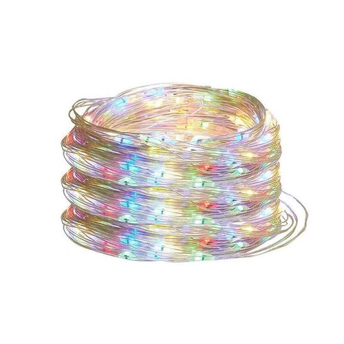 USB LED String Lights 5M Silver Wire Garland Light Waterproo