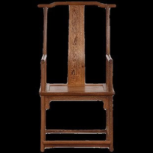 红木家俱鸡翅木官帽椅实木椅子靠背椅休闲椅圈椅电脑椅茶椅餐椅