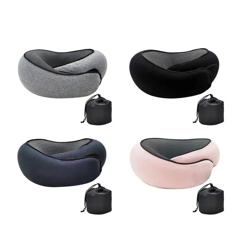 Travel Pillow Memory Foam Neck Support Flight Comfortable He图片