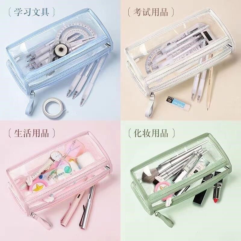 Large Capacity Pencil Case Kawaii Canvas Pencilcase School图片