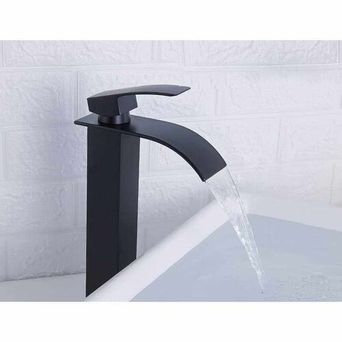 1 pcs washbasin tap black  faucet single hole bathroom hot a