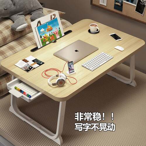 Small desk in bed bay window folding desk Students bedside d