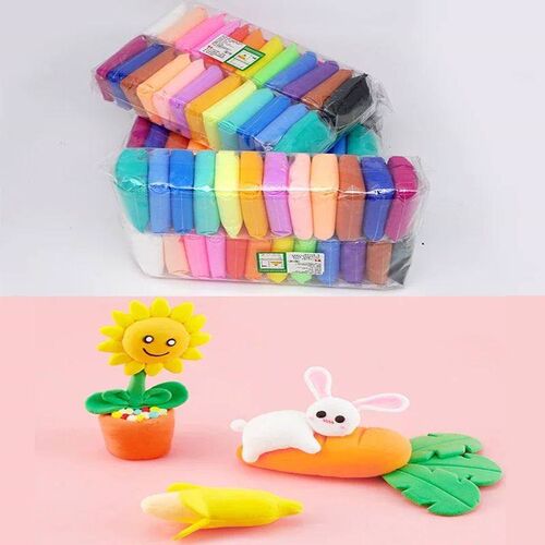 36 Color Super Light Clay Air Dry Polymer Modelling Clay wit