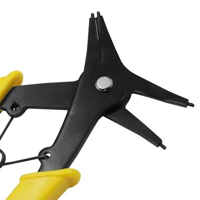 Internal And External Spring-loaded Pliers Dual-purpose Snap
