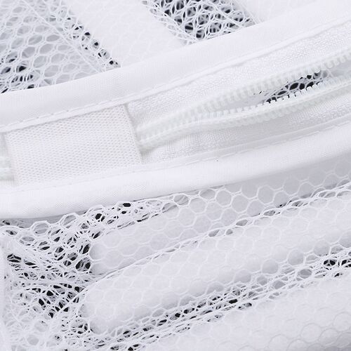 White Laundry Bag Organizer Bag For Shoe Mesh Laundry Shoes