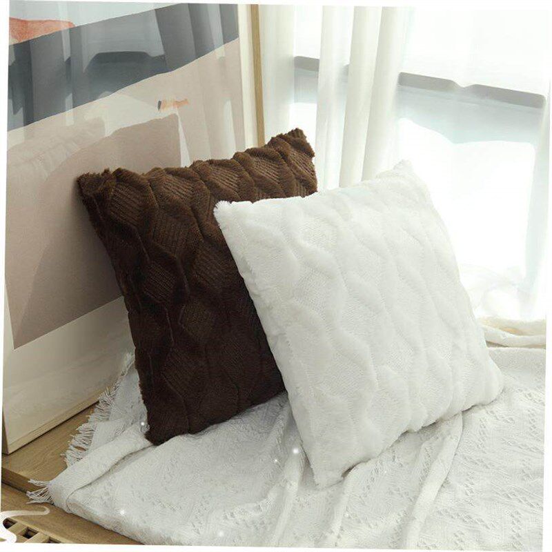 Nordic sofa pillow cushion cover corduroy striped pillowcase