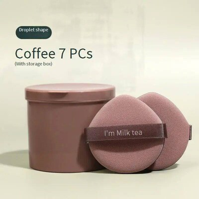7pcs Powder Puff Cushion Super Soft Non-Absorbent Foundation