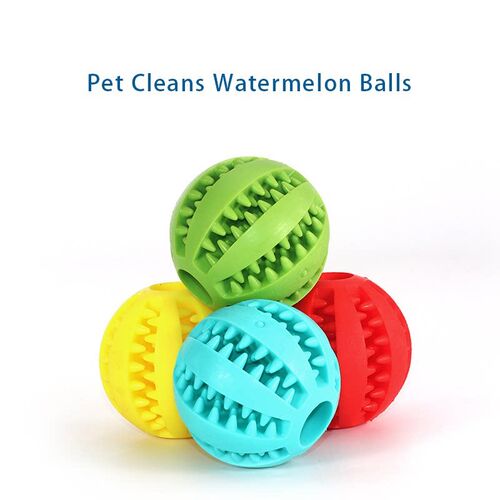 Pet Silicone Toy Ball Interactive Bite-resistant Chew Toys F