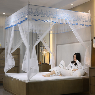 2022年新款蚊帐坐床式家用1.5x1.9m卧室拉链蒙古包儿童2米夏