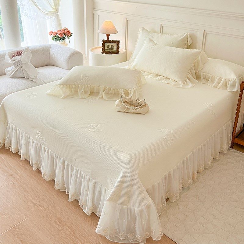 202新款夏季冰丝席凉席三件类母婴级夏天可机洗床裙款软席子,床上用品,冰丝席,淘宝优惠券,粉丝福利购,淘宝优惠卷