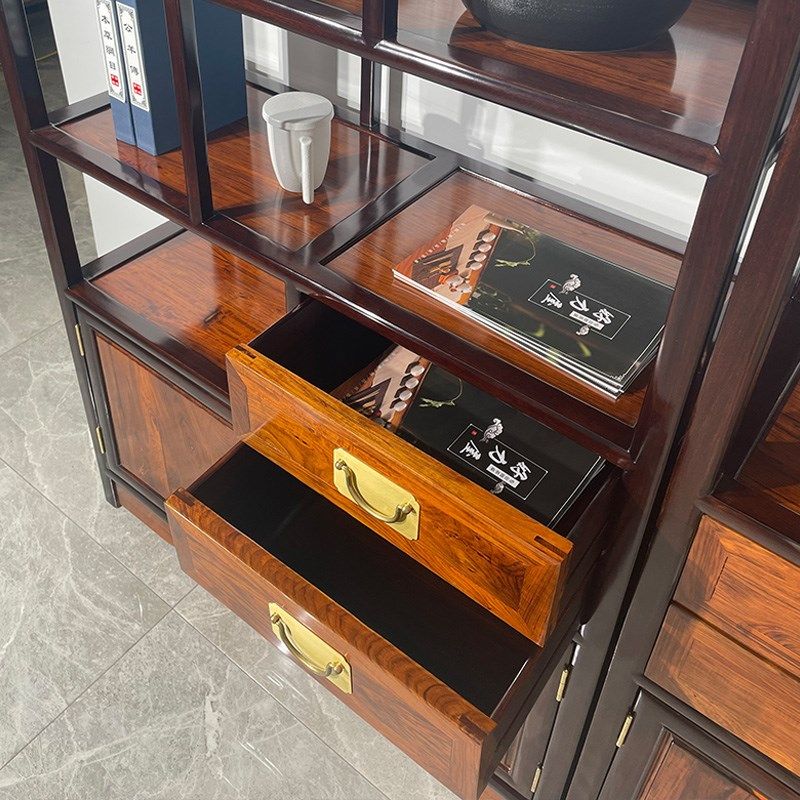 中式博古架檀香木黑檀木色古董架全实木茶室多宝阁展示柜茶叶柜,住宅家具,多宝格/博古架,淘宝优惠券,粉丝福利购,淘宝优惠卷