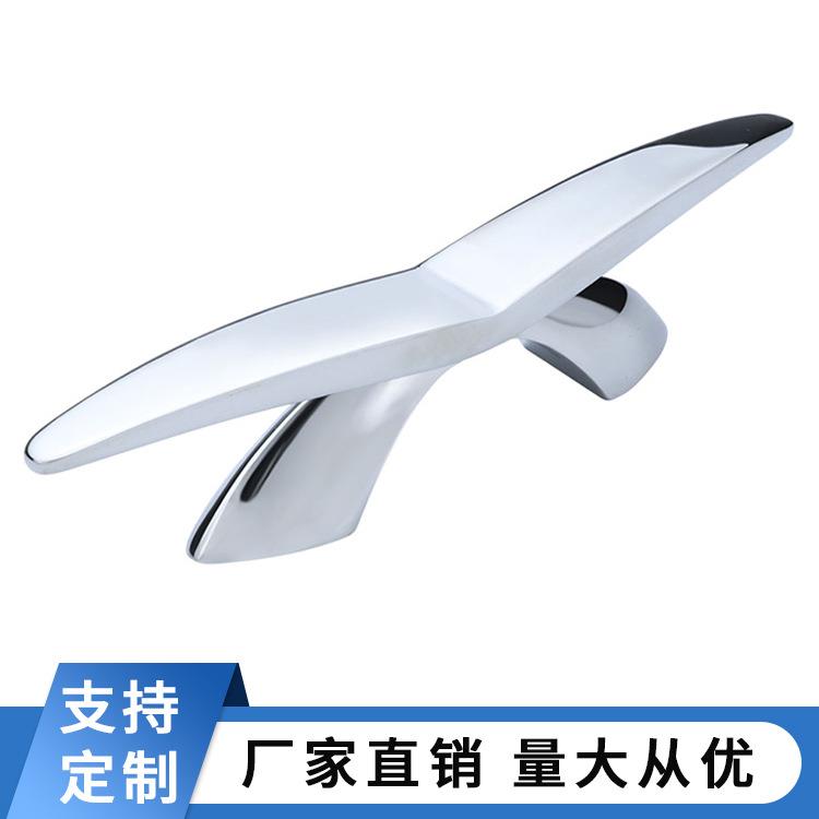 8寸K型索栓 游艇船用五金配件 折叠夹板系船柱 316不锈钢燕型索栓