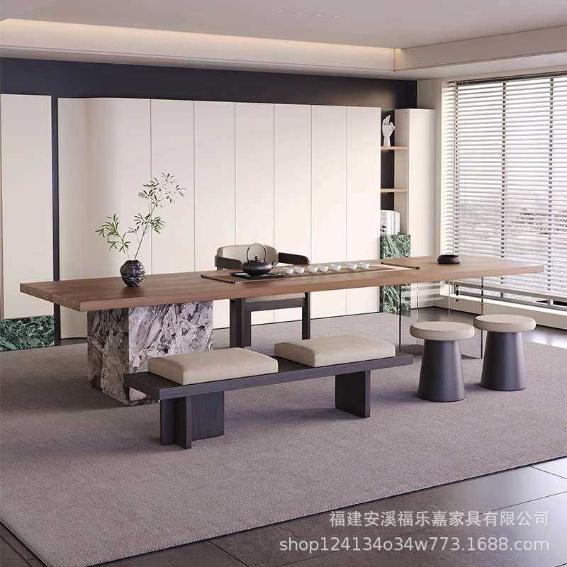 现代简约实木大板岛台茶桌椅组合家用客厅亚克力原木泡茶台,3C数码配件,其它配件,淘宝优惠券,粉丝福利购,淘宝优惠卷