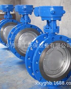 硬密封涡蝶轮法兰阀D343H耐-16C手动涡轮耐温磨损蝶高240阀温硬密