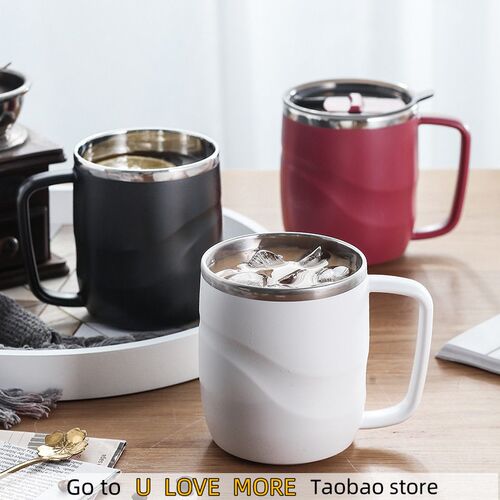 Thermal Beer Cups Stainless Steel Simple Office Tea Coffee W