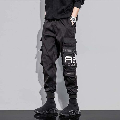 -Overalls mens tend all-match leggings casual function spri
